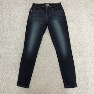 Signature Levi Strauss Jeans Womens Dark Wash Skinny Denim Stretch Pants Capsule